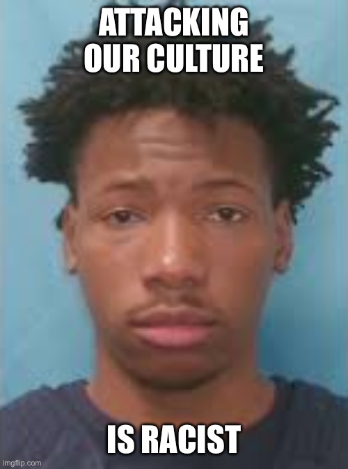 Attacking our culture Is racist | image tagged in karmelo anthony | made w/ Imgflip meme maker