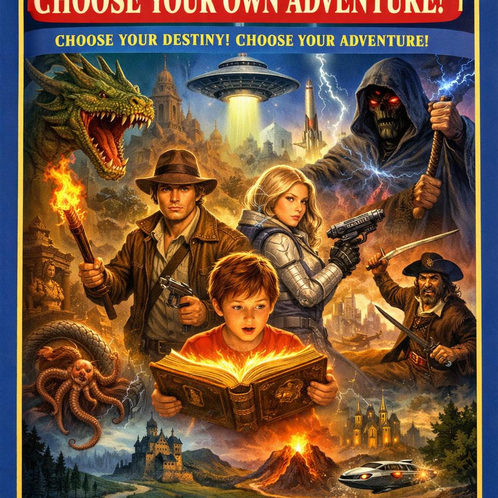 Choose Your Own Adventure Blank Meme Template