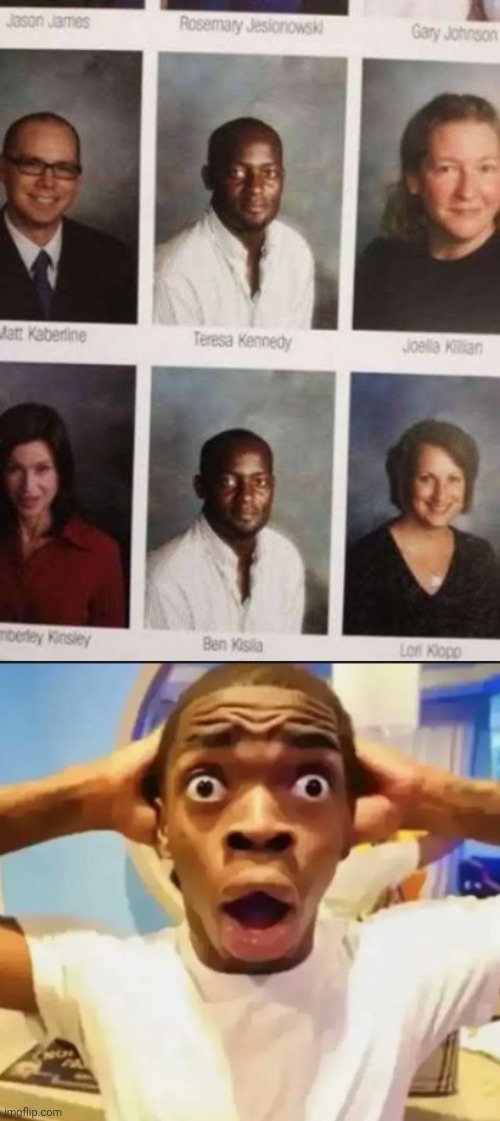 Sensing the twins | image tagged in surprised black guy,memes,twins | made w/ Imgflip meme maker