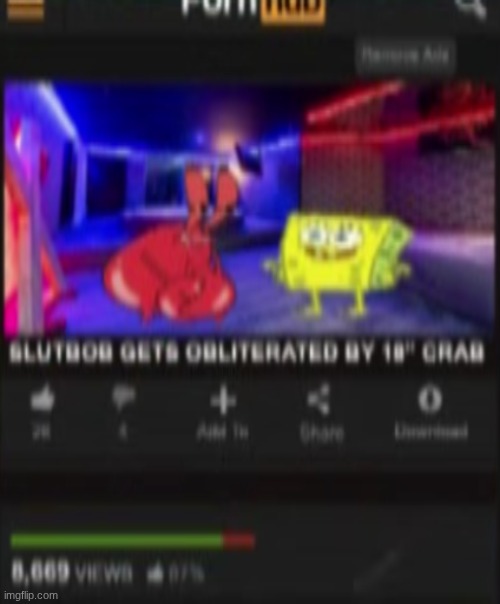 spongebob get obliterated by 18th crab | image tagged in funny,meme | made w/ Imgflip meme maker