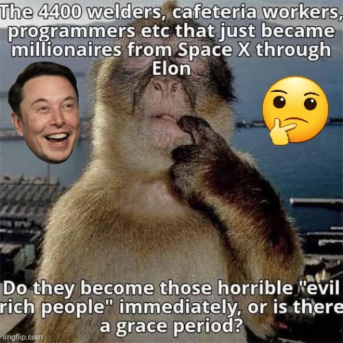 Do new millionaires get a grace period | image tagged in img 41 jpeg,elon musk,homemade,who wants to be a millionaire | made w/ Imgflip meme maker