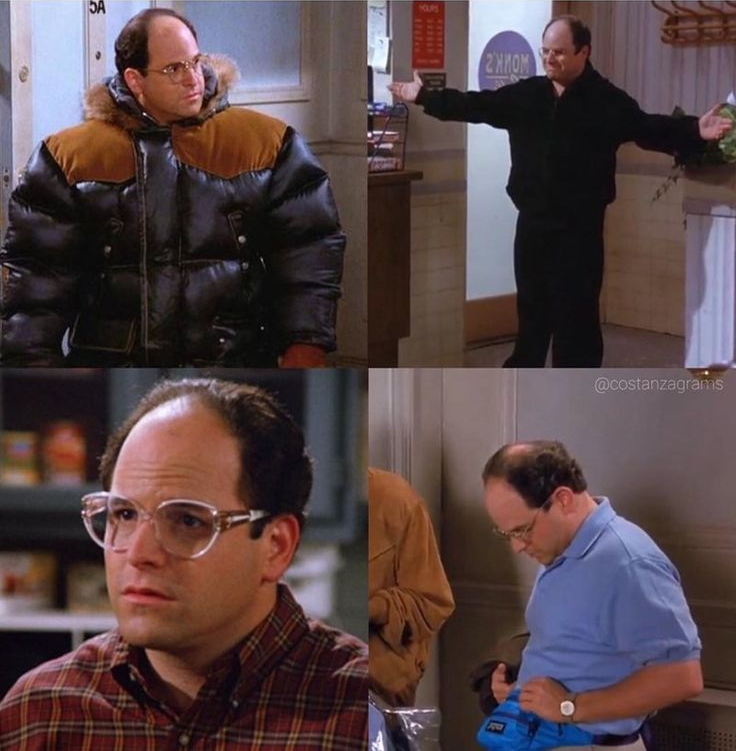 George Costanza Fashion! Blank Meme Template