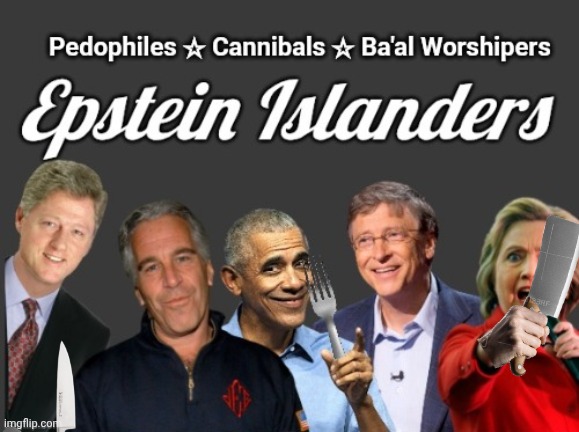 Epstein Islanders Cutlery header Blank Meme Template
