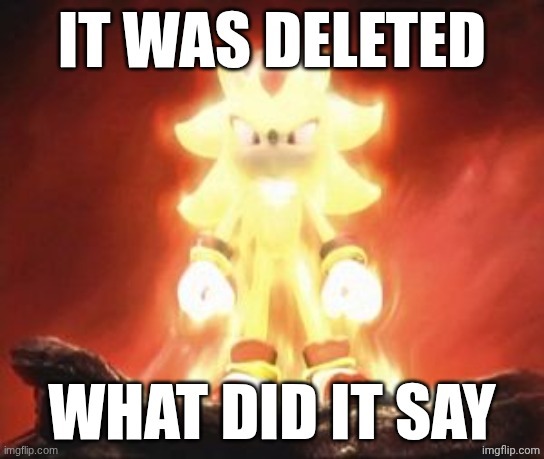 it was deleted what does it say | image tagged in it was deleted what does it say | made w/ Imgflip meme maker
