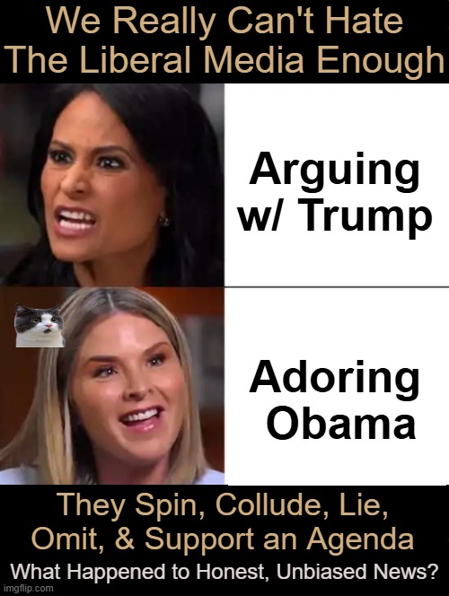 Quantico (ABC) –" ‘Make American Great Again’ Is Akin to Terrorism. " | We Really Can't Hate The Liberal Media Enough; Arguing 
w/ Trump; Adoring 
Obama; They Spin, Collude, Lie, Omit, & Support an Agenda; What Happened to Honest, Unbiased News? | image tagged in opinion,liberal media,media bias,lying,reporter,liberal hypocrisy | made w/ Imgflip meme maker