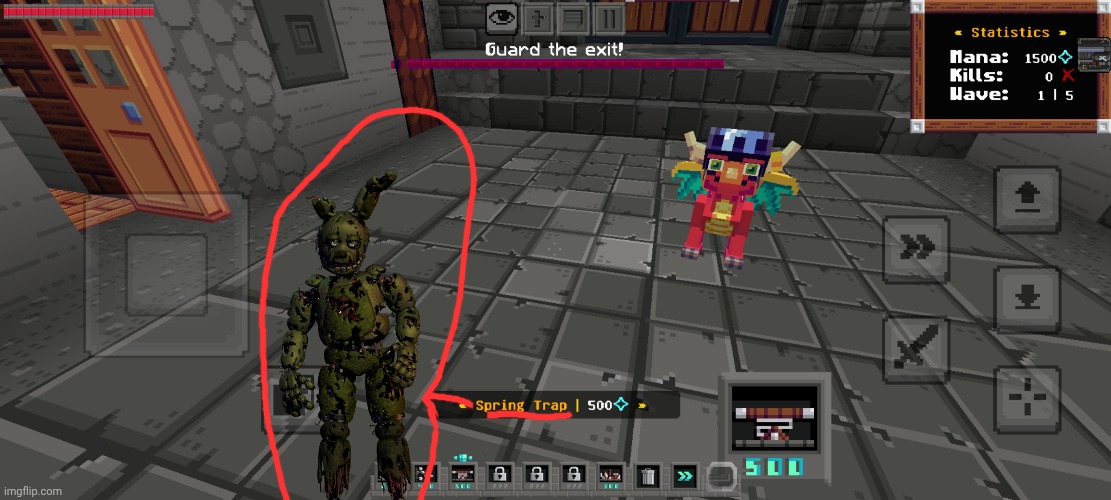 I can never escape fnaf | image tagged in minecraft,name soundalikes,fnaf,springtrap | made w/ Imgflip meme maker