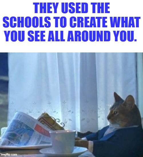 Liberalism is a mental disorder that is taught. It's a suicidal philosophy, it's a cult. | They used the schools to create what you see all around you. | image tagged in memes,i should buy a boat cat | made w/ Imgflip meme maker