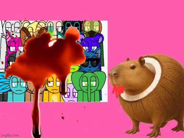 BURBALONI LULLILONI SAVES YOU FROM CRINGE | image tagged in capybara,fauna world,cringe,aicp,support aicp | made w/ Imgflip meme maker