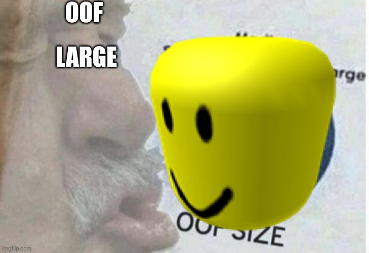 Oof size large | Oof; Large | image tagged in oof size large | made w/ Imgflip meme maker