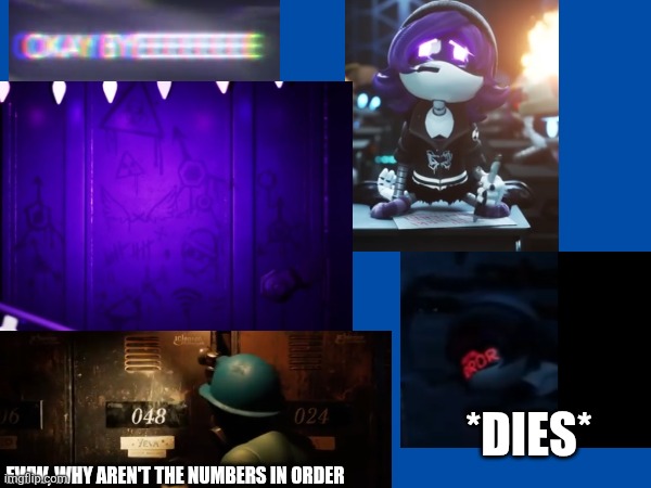 Secrets and glitches part 24 - ThE nUmBeRs | *Dies*; Eww, why aren't the numbers in order | made w/ Imgflip meme maker