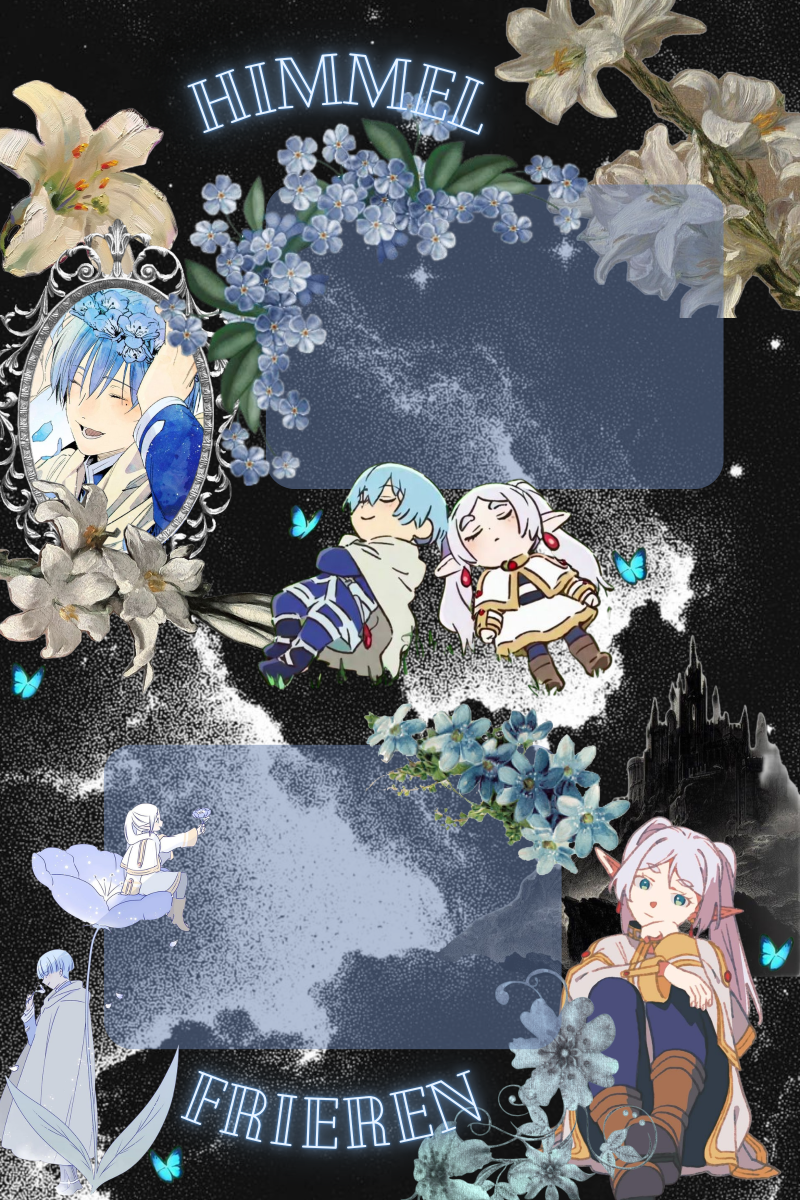 High Quality Frieren and Himmel shared temp Blank Meme Template