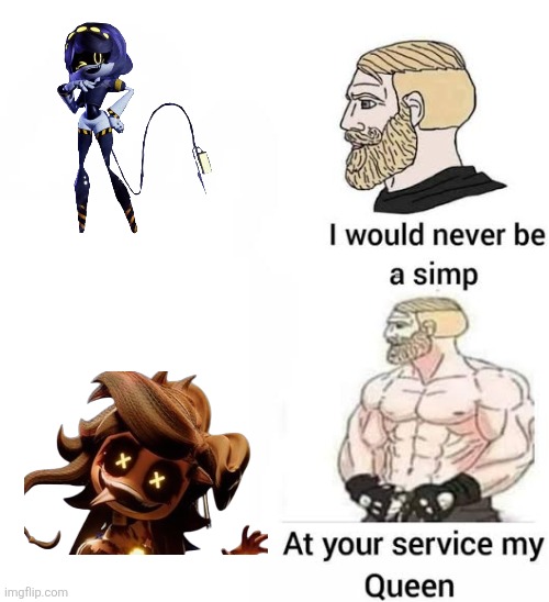 i am THE cynp | image tagged in i would never be simp | made w/ Imgflip meme maker