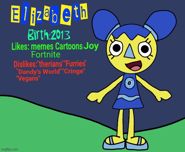 My Birthday is March 12 | image tagged in oc,young imgflip user,anti cringe,drawing,elizabeth | made w/ Imgflip meme maker