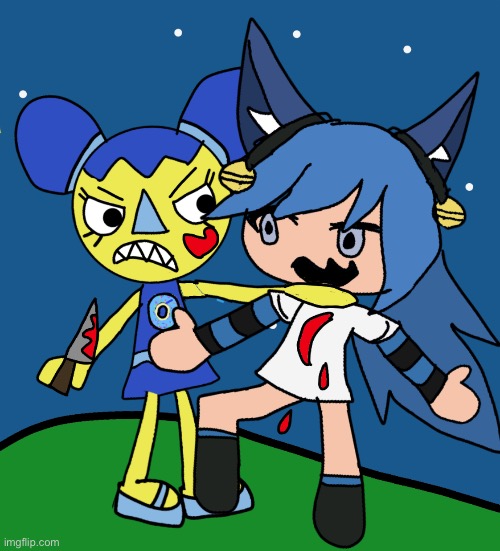 Me Vs Bella the Wolf | image tagged in anti furry,anti gacha life,anti therian,gacha life,elizabeth | made w/ Imgflip meme maker