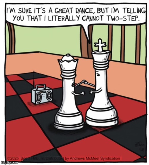 Poor king | image tagged in comics,chess,queen,king,two-step | made w/ Imgflip meme maker