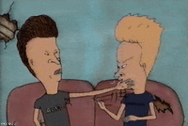 beavis and butt-heat slap | image tagged in beavis and butt-heat slap | made w/ Imgflip meme maker