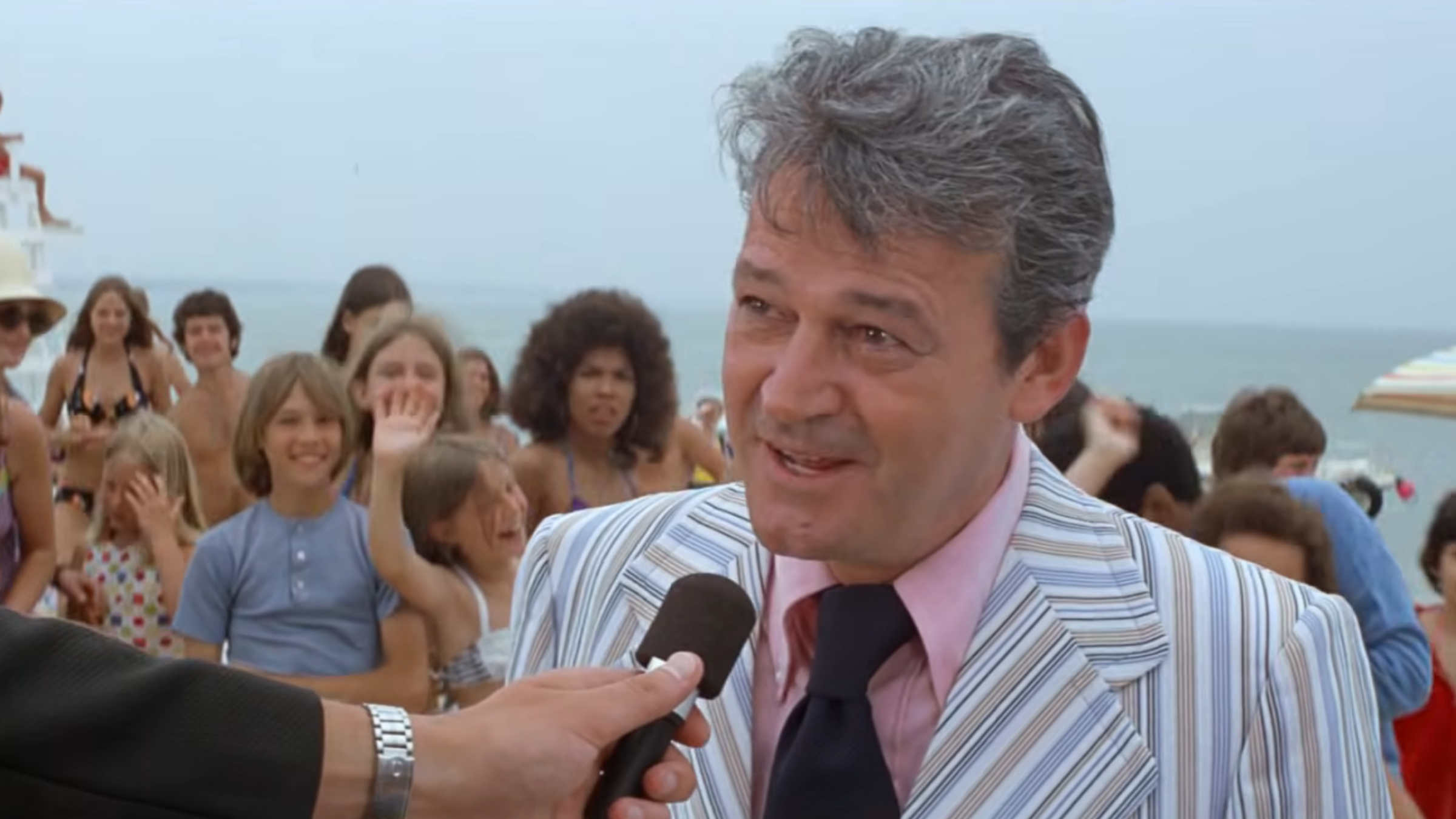 Jaws Mayor - I am pleased and happy to repeat the news Blank Meme Template