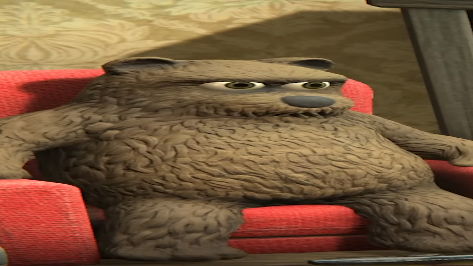 Lazy Bear Blank Meme Template