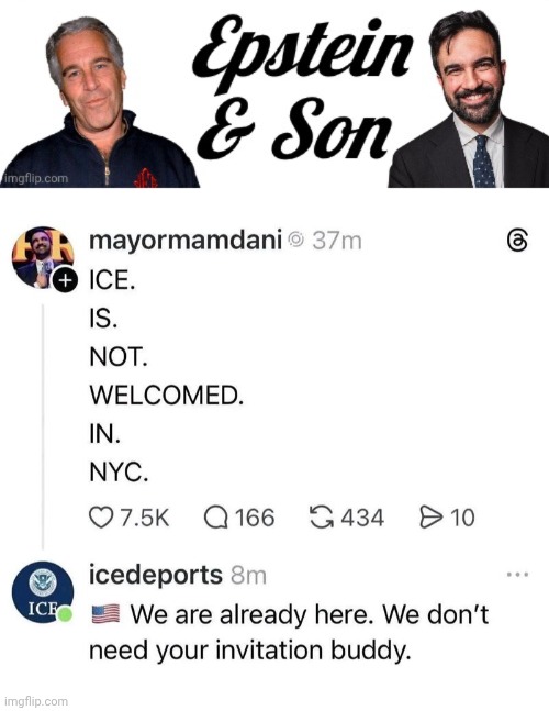 We don't need Epstein Junior's permission | image tagged in epstein and son logo,img 2 jpeg,nice | made w/ Imgflip meme maker