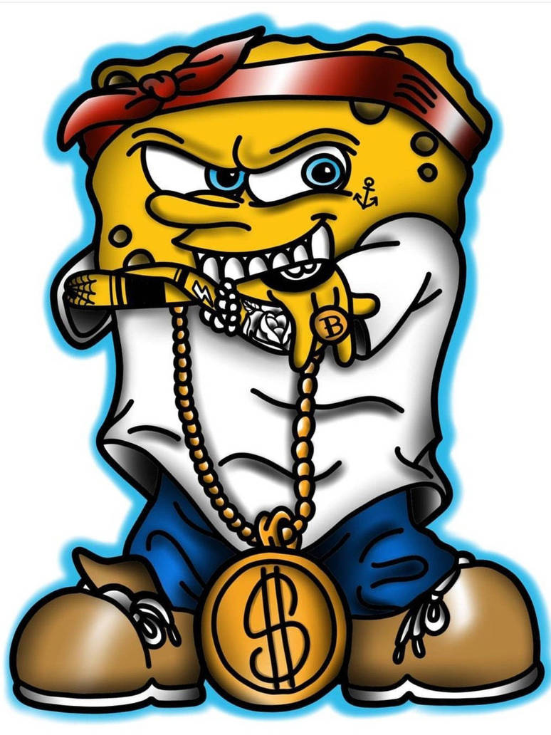 gangster spongebob Blank Meme Template