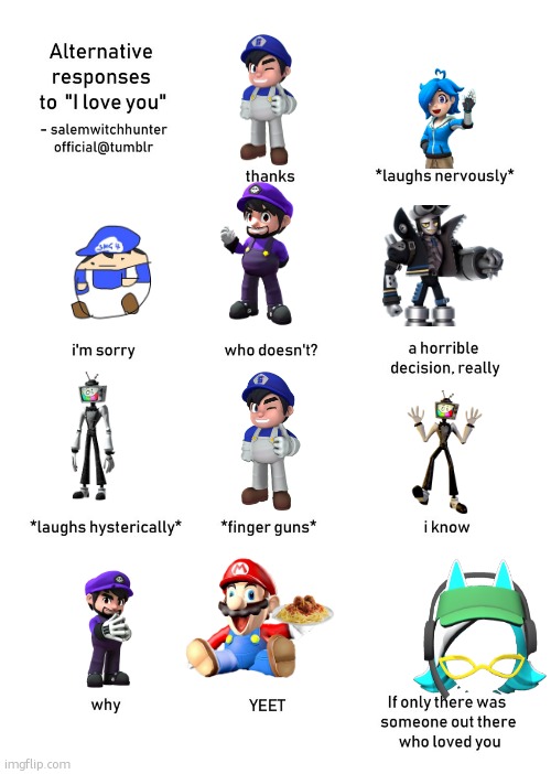 ILY | image tagged in alternative responses to i love you blank | made w/ Imgflip meme maker