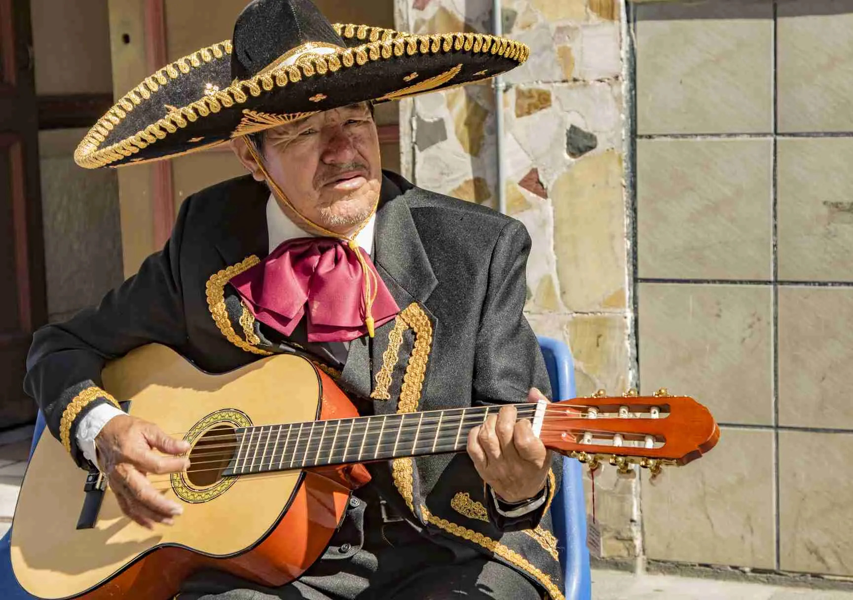 Mariachi Music Stops Blank Meme Template