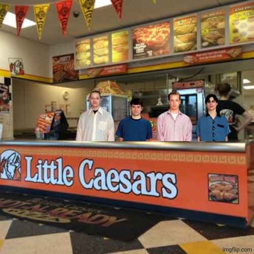 Little weezers | image tagged in little caesars | made w/ Imgflip meme maker
