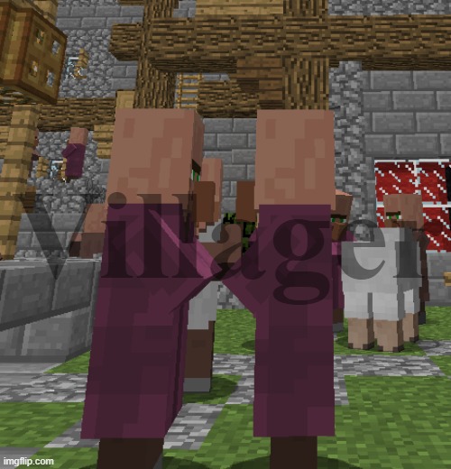 Villager (In the 2016 Legacy Console Edition Lobby) | Villager | image tagged in screenshot_2026-06-18_09 28 18 png | made w/ Imgflip meme maker