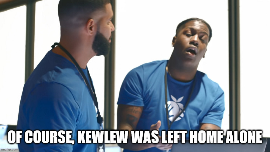 Drake and Lil Yachty | Of course, kewlew was left home alone | image tagged in drake and lil yachty | made w/ Imgflip meme maker