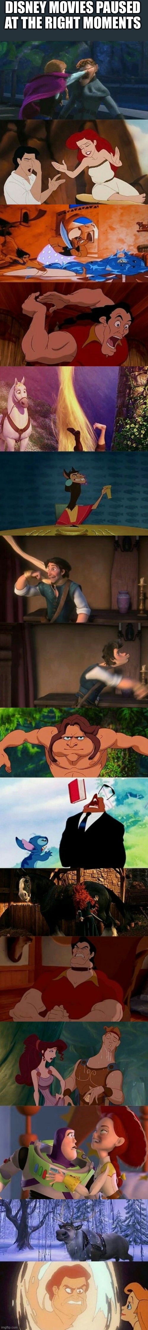 Disney movies paused at the right moments | image tagged in img_2781 jpeg | made w/ Imgflip meme maker