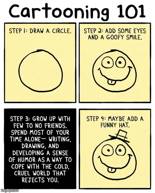 How to Draw a Cartoon | image tagged in comics | made w/ Imgflip meme maker