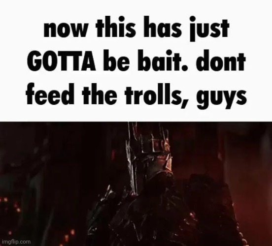 image tagged in now this has just gotta be bait | made w/ Imgflip meme maker