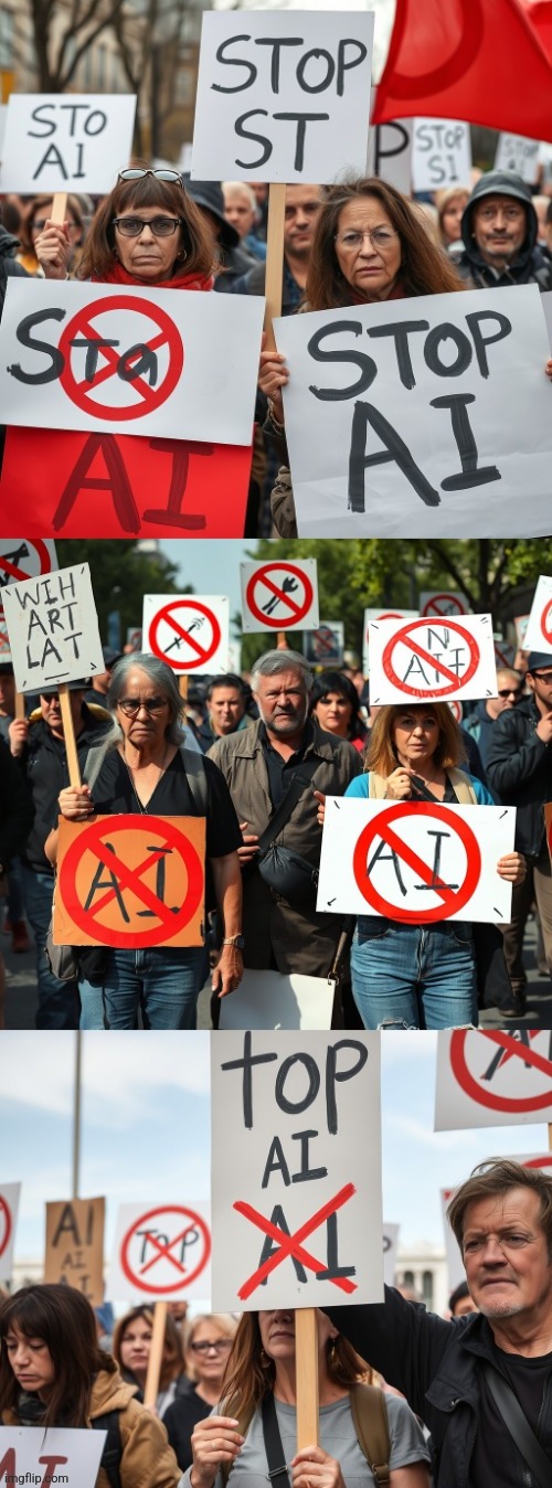 we're anti-AI | made w/ Imgflip meme maker