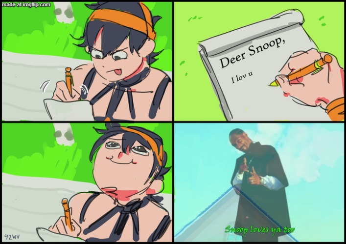 this mf died thinking digiornos chased dih | image tagged in love you snoop | made w/ Imgflip meme maker