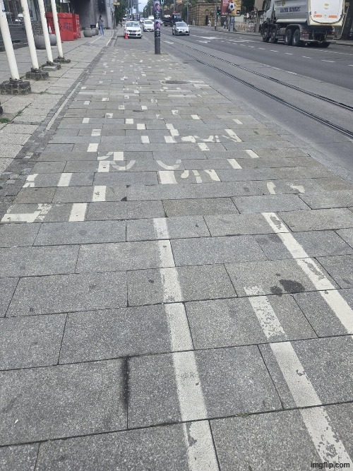 City authorities in Belgrade take special care of bike lanes | made w/ Imgflip meme maker