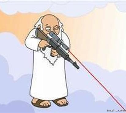 god sniper family guy | image tagged in god sniper family guy | made w/ Imgflip meme maker