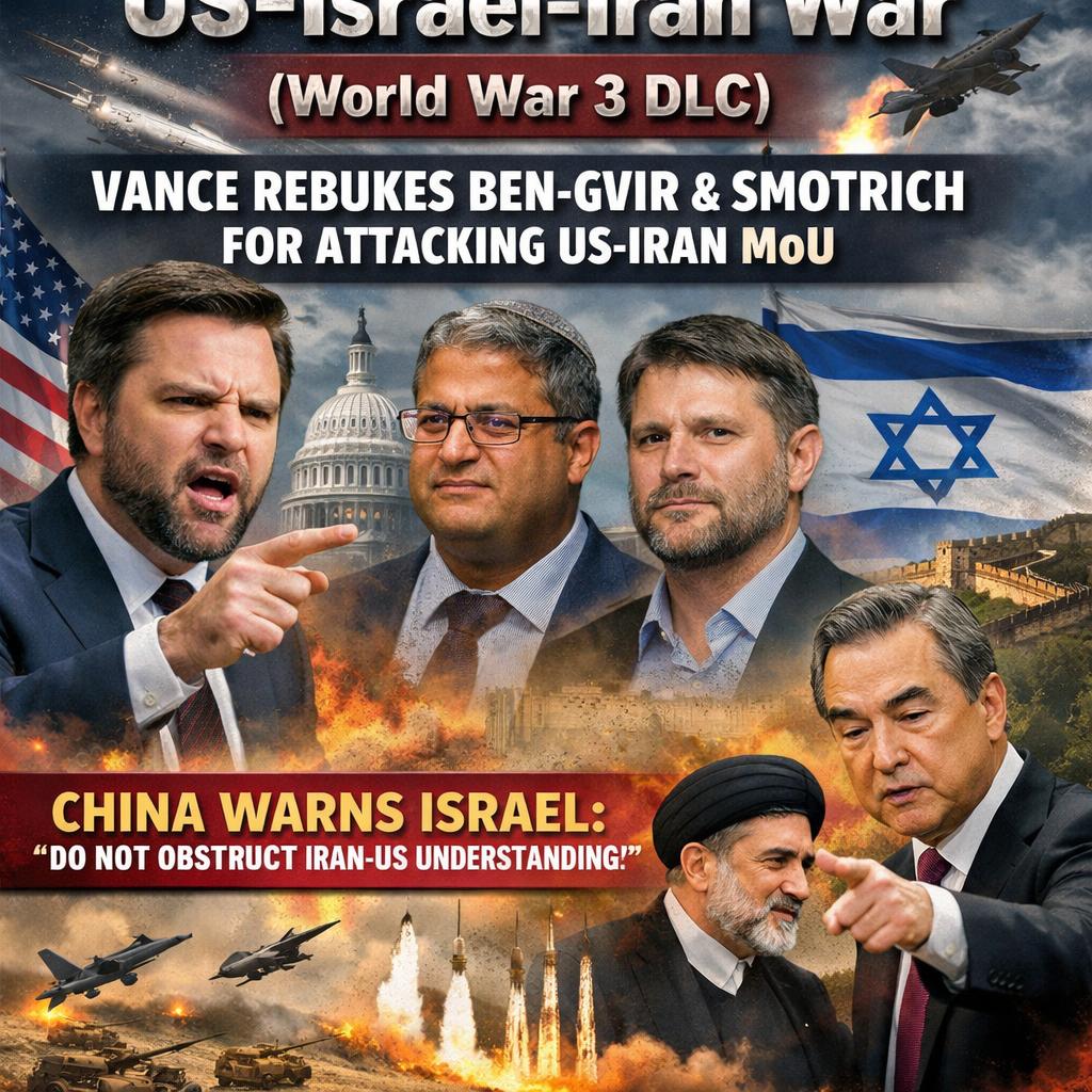 US–Israel–Iran War (World War 3 DLC) rebukes Ben-Gvir and Smotri Blank Meme Template