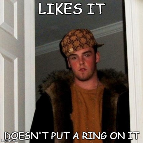 If You Like It | LIKES IT DOESN'T PUT A RING ON IT | image tagged in memes,scumbag steve | made w/ Imgflip meme maker