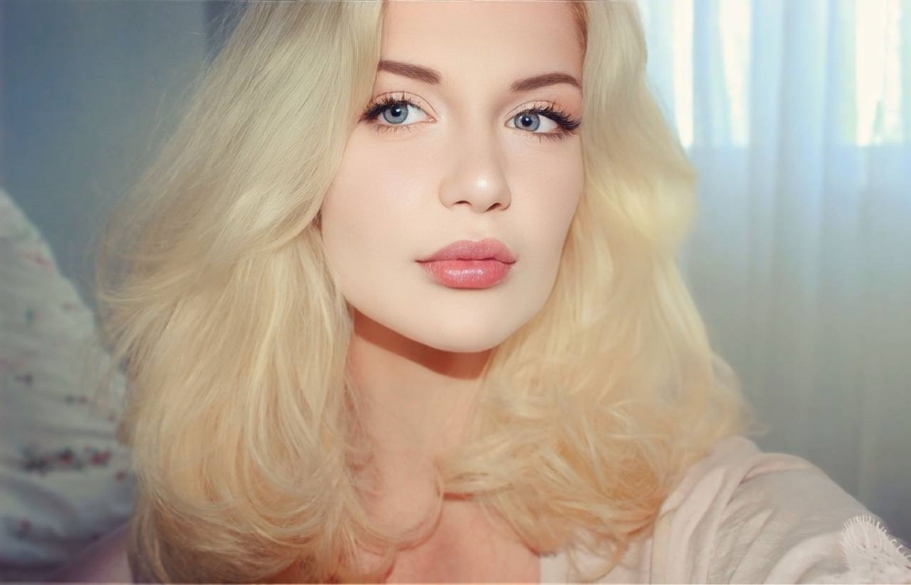 Beautiful East Slavic Girl Blank Meme Template