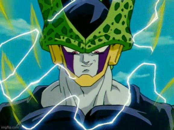 image tagged in dragon ball z perfect cell | made w/ Imgflip meme maker