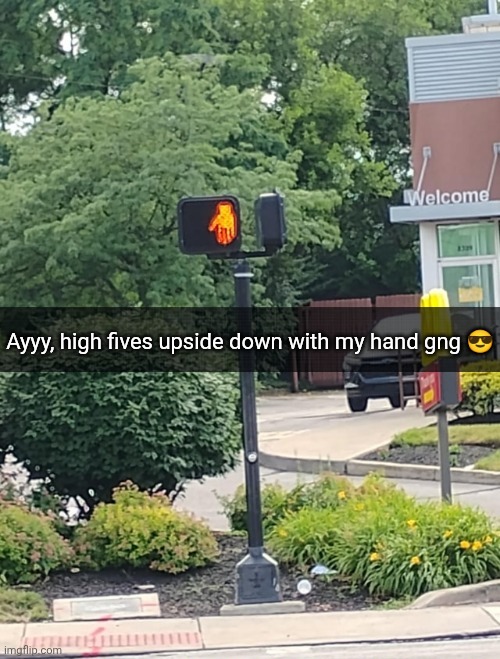 Hand | Ayyy, high fives upside down with my hand gng 😎 | image tagged in hand,high five,memes | made w/ Imgflip meme maker
