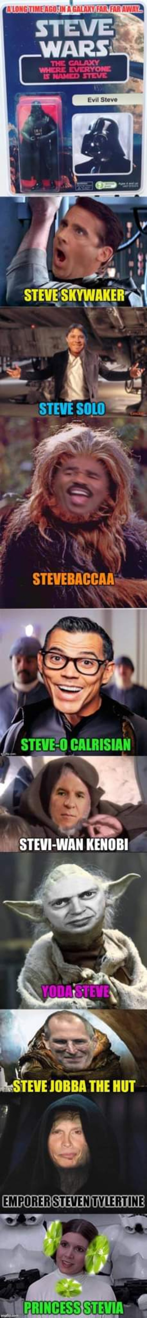 Return of the Steve | image tagged in star wars,steve,long memes | made w/ Imgflip meme maker