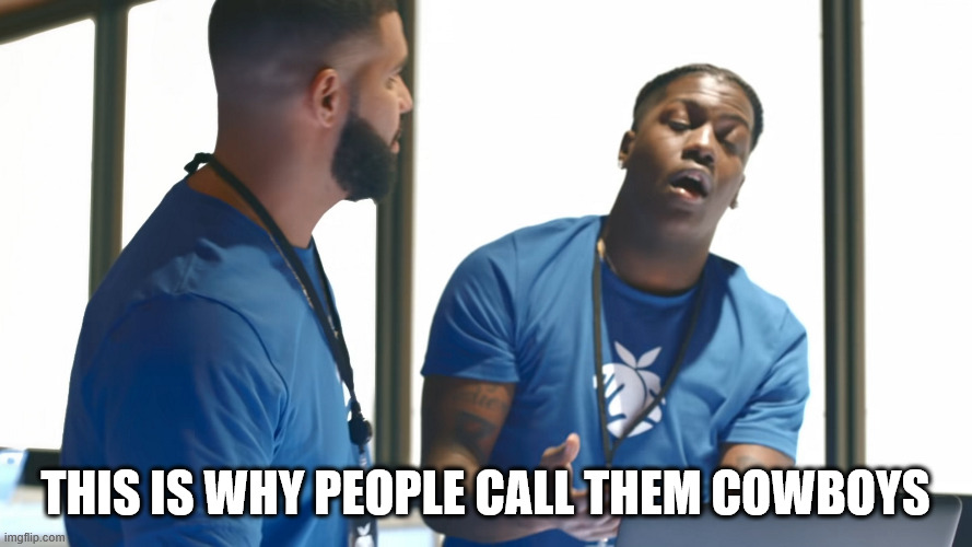 Drake and Lil Yachty | this is why people call them cowboys | image tagged in drake and lil yachty | made w/ Imgflip meme maker