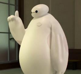 High Quality Baymax Points Blank Meme Template