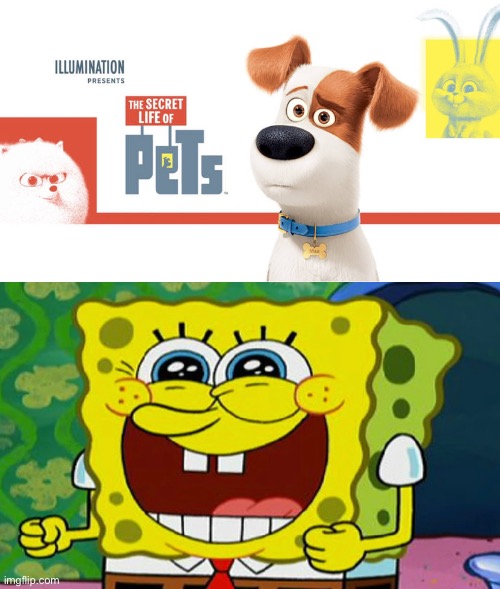 SpongeBob SquarePants Loves The Secret Life of Pets | image tagged in who loves the secret life of pets,spongebob squarepants,secret life of pets,crossover,deviantart,memes | made w/ Imgflip meme maker