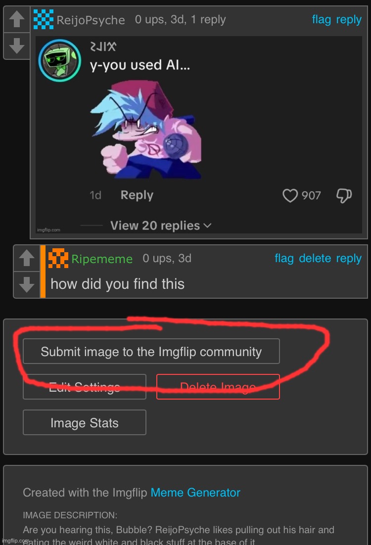 somehow this dude found an image i didn't post as an individual meme | made w/ Imgflip meme maker