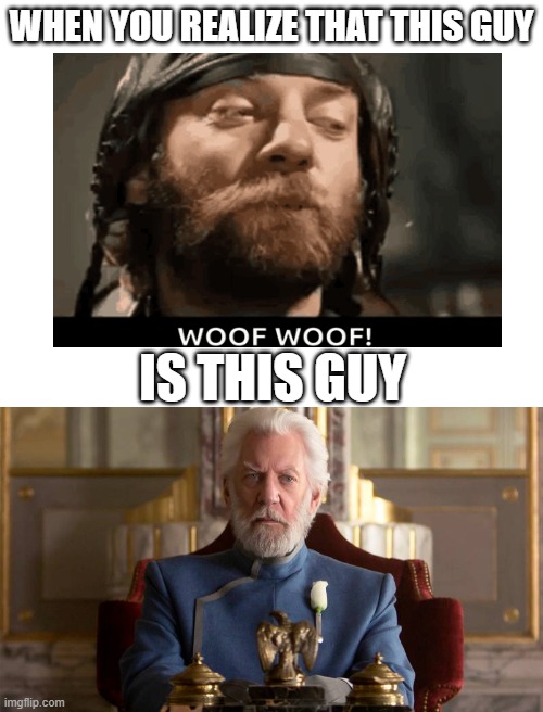 When you realize that this guy; is this guy | image tagged in blank white template | made w/ Imgflip meme maker