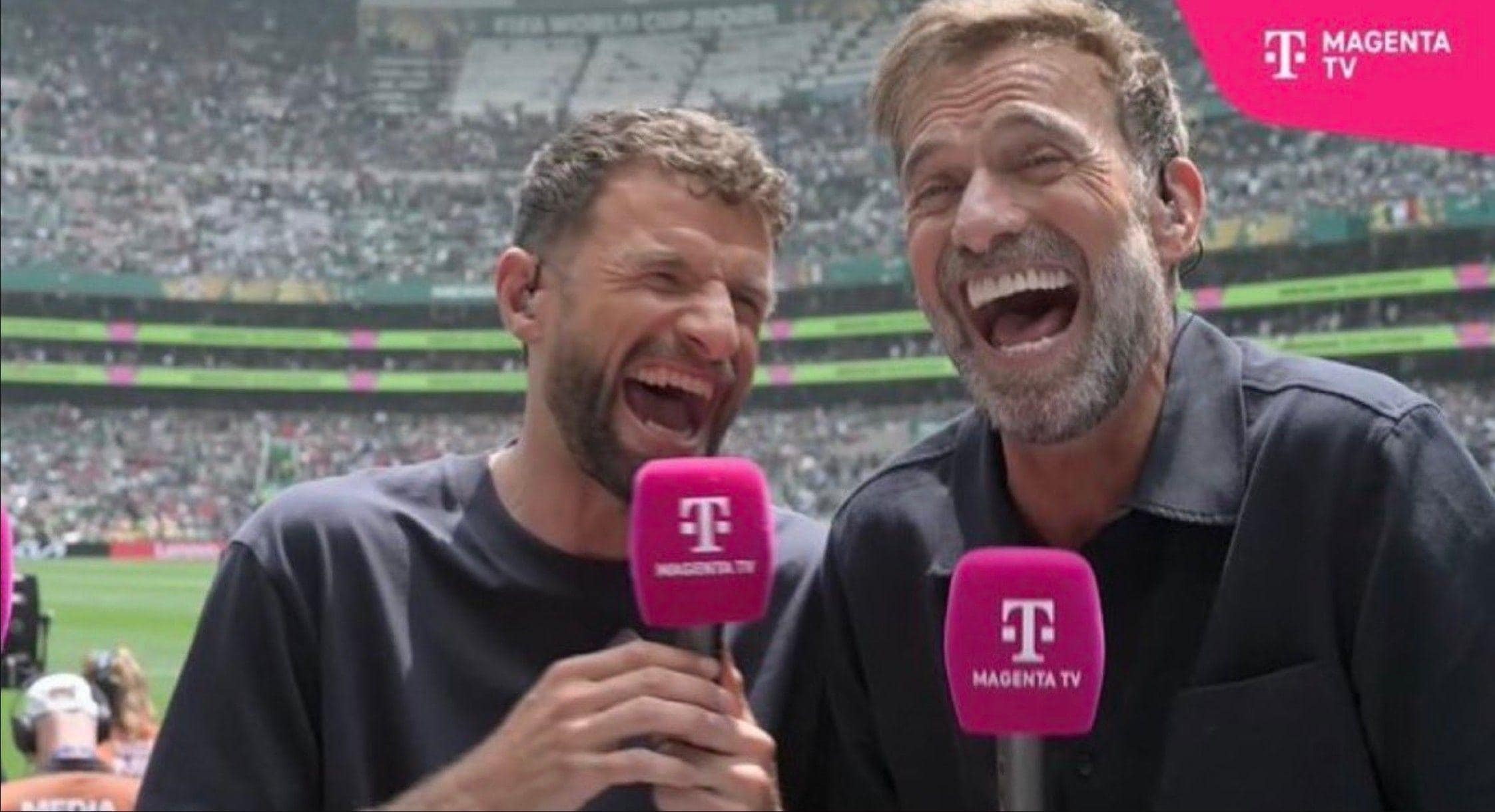 Muller Klopp laughing Blank Meme Template