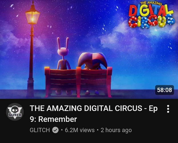 Its HERE | image tagged in the amazing digital circus | made w/ Imgflip meme maker