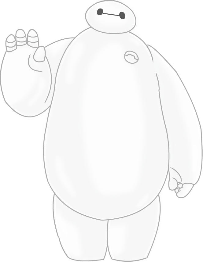 PNG Baymax - Big Hero 6 Disney Blank Meme Template